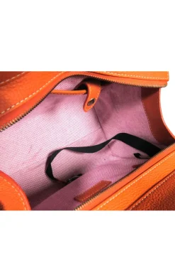 Dooney & Bourke - Orange Pebbled Convertible Carryall Bag