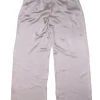 Drew - Beige Satin Wide Leg Pants Sz S