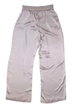 Drew - Beige Satin Wide Leg Pants Sz S