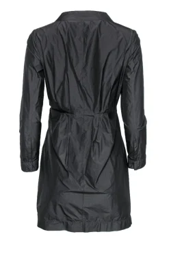 Dries Van Noten - Black Button-Up Shift Dress Sz 6