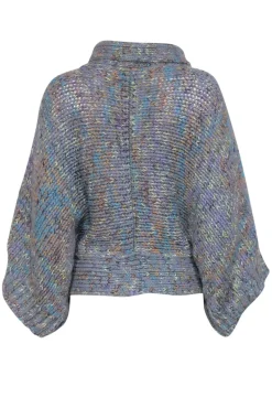 Dries Van Noten - Blue & green Multicolor Mix Knit Cardigan Sz M
