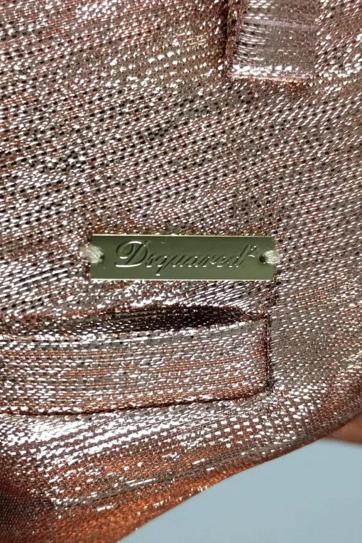 DSQUARED2 - Rose Gold Metallic Pants Sz 6