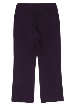 Eileen Fisher - Eggplant Straight Leg Cropped Trousers Sz PP