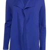 Eileen Fisher - Violet Silk Blend Knit Open Cardigan Sz PS