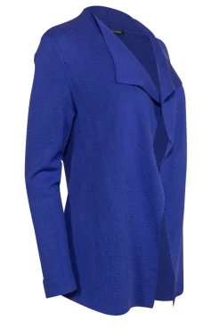 Eileen Fisher - Violet Silk Blend Knit Open Cardigan Sz PS