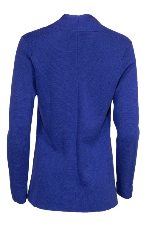 Eileen Fisher - Violet Silk Blend Knit Open Cardigan Sz PS