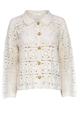 Eleven Six - Ivory Crochet Knit Cardigan Sz XS