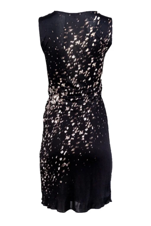 Elie Tahari - Brown & White Print Dress Sz XS