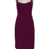 Elie Tahari - Purple Stretch Sheath Dress Sz 8