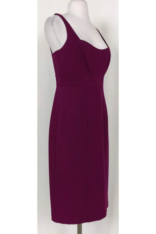 Elie Tahari - Purple Stretch Sheath Dress Sz 8