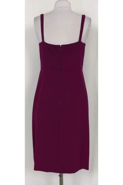 Elie Tahari - Purple Stretch Sheath Dress Sz 8