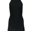 Elizabeth & James - Black Bodycon Dress w/ Grommet Details Sz 0
