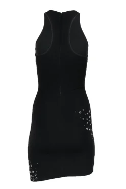 Elizabeth & James - Black Bodycon Dress w/ Grommet Details Sz 0