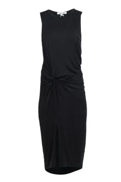 Elizabeth & James - Black Knotted Side Maxi Tank Dress Sz S