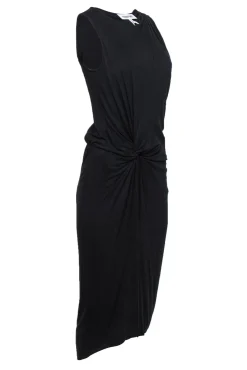 Elizabeth & James - Black Knotted Side Maxi Tank Dress Sz S