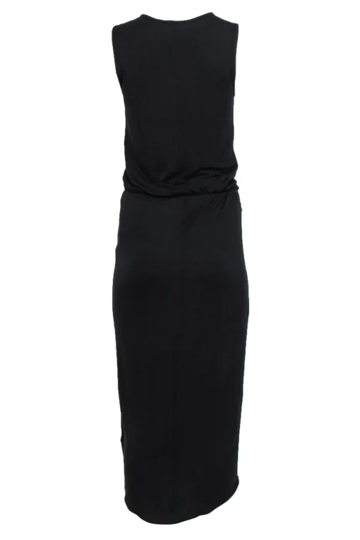 Elizabeth & James - Black Knotted Side Maxi Tank Dress Sz S