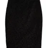 Elizabeth & James - Black Perforated Pencil Skirt Sz 4