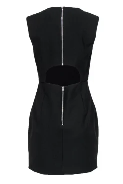 Elizabeth & James - Black Sheath Dress w/ Cutout Sz 10