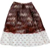 Elizabeth & James - Brown Printed Grant Skirt Sz 2