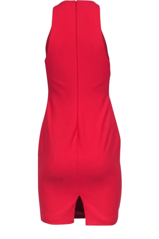 Elizabeth & James - Coral Sleeveless Bodycon Dress w/ Side Cutouts Sz 6