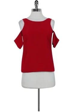Elizabeth & James - Cut Out Red Top Sz 0