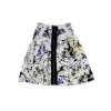 Elizabeth & James - Printed Zip Midi Skirt Sz 2
