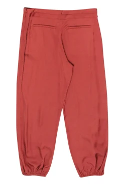 Elizabeth & James - Sienna Orange Satin Jogger Pants Sz 10