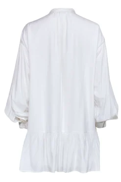 Elizabeth & James - White Quarter Button Down Shirt Dress Sz XS