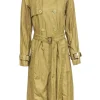 Emanuel Ungaro - Green Lightweight Trench Coat w/ Removable Belt Size 10