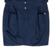 Emilio Pucci - Navy Blue Mini Skirt w/ Buckle Detail Sz 10