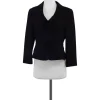 Emporio Armani - Black Wool Jacket w/ Rosettes Sz 10