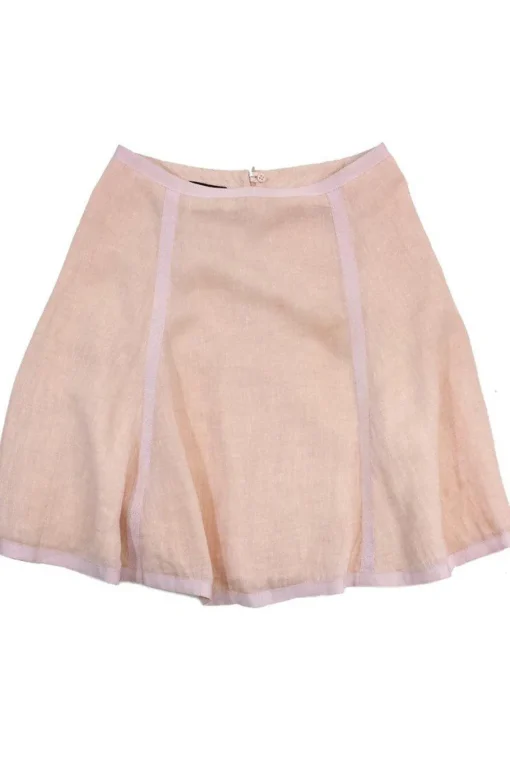 Emporio Armani - Peach Linen Skirt Sz 6