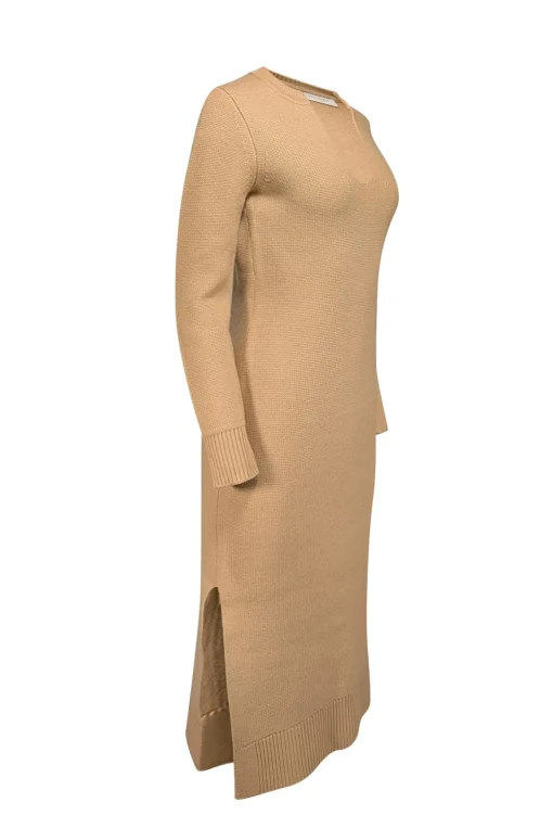 Equipment - Light Brown Knit Dress Sz S
