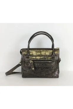 Eric Javits - Metallic Brown Mini Bag