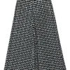 Erika Cavallini - Black & White Gingham Print Pleated Culottes Sz 4