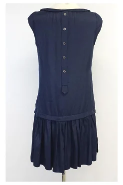 Eryn Brinie - Navy Cap Sleeve Shift Dress Sz S