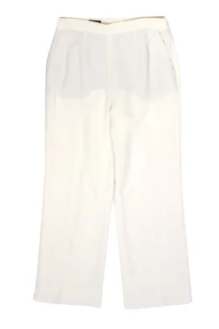 Escada - Ivory Wool Dress Pants Sz 10