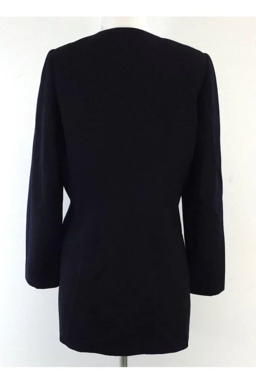 Escada - Navy & Green Wool Jacket Sz 6