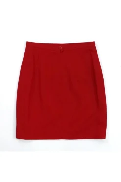 Escada - Red Wool Skirt Sz 4