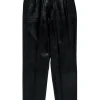 Escada - Vintage Black Reptile Texture Embossed Taper Leg Pants Sz 6