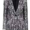Escada - Vintage White & Gray Tapestry Printed Blazer Sz 6