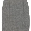 Escada - White & Black Houndstooth Print Wool Pencil Skirt Sz 12