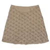 Escada Sport - Beige Floral Textured A-Line Skirt Sz 10