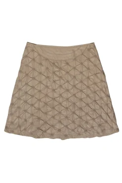 Escada Sport - Beige Floral Textured A-Line Skirt Sz 10