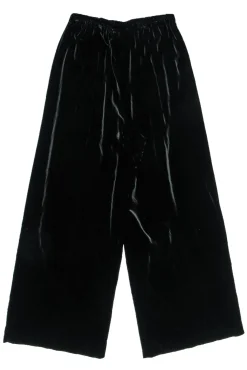 Eskander - Black Velvet Wide Leg Pants Sz 2