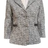 Etcetera - White & Black Splatter Print Blazer Sz 2