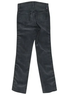 Etienne Marcel - Faded Black Straight Leg Jeans w/ White & Sparkle Stripes Sz 25