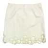 Etro - Ivory Textured Silk Skirt Sz XL