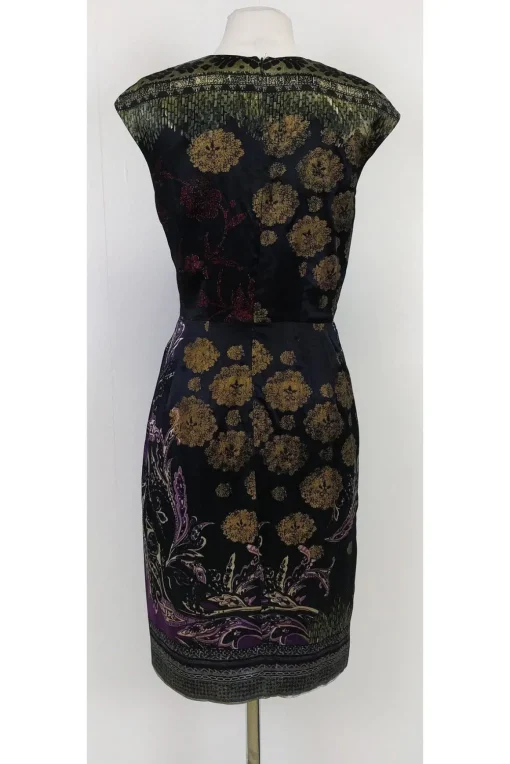 Etro - Sleeveless Black Printed Floral Dress Sz 6