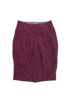 Eva Franco - Pink & Grey Printed Skirt Sz 6